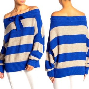 FREE PEOPLE Cassidy Off-The-Shoulder Pullover